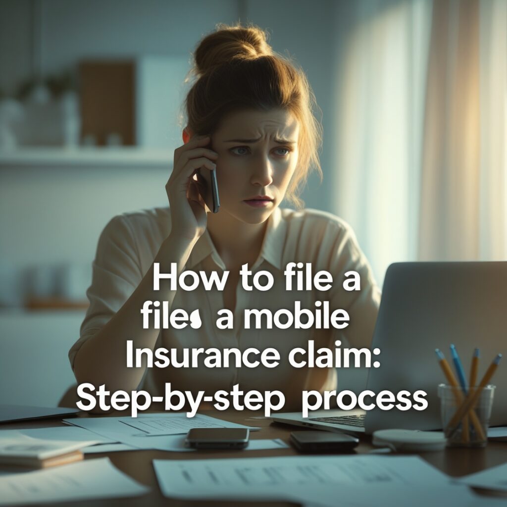 How to File a Mobile Insurance Claim: Step-by-Step Process